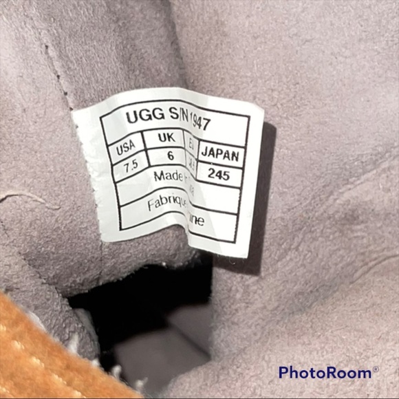 Ugg Abilene Chestnut Suede Knee High Slouch Boot. - Picture 6 of 6